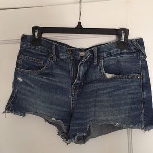 Free people denim shorts